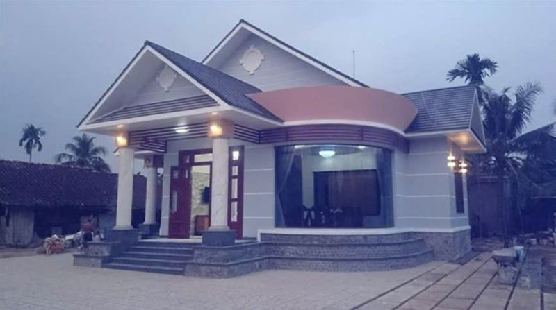 Biệt thự Phước Thiền lên đèn buổi tối